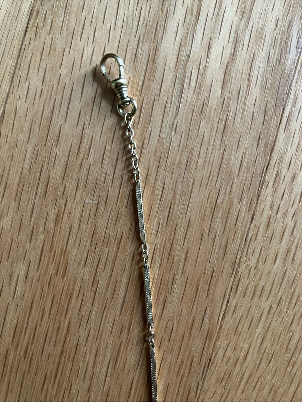Elegant 14k Gold Bar Link Watch Chain Necklace - Women